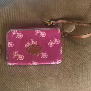 Fossil bike printed wallet/clutch